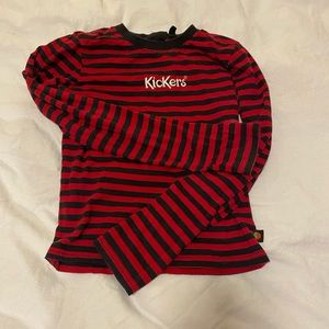 Kickers black and red long sleeve